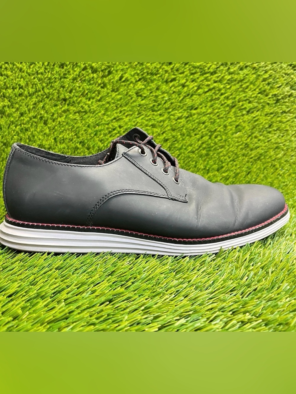 Cole Haan Original Grand Mens Size 11 Black Casual Classic Leather Oxford Shoes